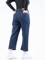 شلوار جین رگولار قد 90 کم کش کد 22141 - Image 2