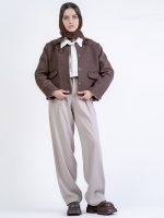 شلوار پارچه ای واید لگ قد 110 گلکسی کد 2531