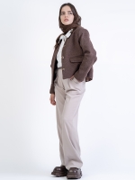 شلوار پارچه ای واید لگ قد 110 گلکسی کد 2531 - Image 2