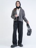 شلوار پارچه ای واید لگ قد 110 گلکسی کد 2537 - Image 5