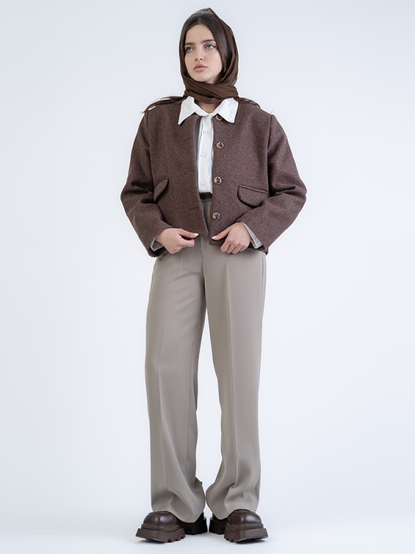 شلوار پارچه ای واید لگ قد 110 گلکسی کد 2544 - Image 7