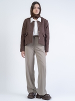 شلوار پارچه ای واید لگ قد 110 گلکسی کد 2544 - Image 3