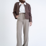 شلوار پارچه ای واید لگ قد 110 گلکسی کد 2544