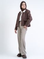 شلوار پارچه ای واید لگ قد 110 گلکسی کد 2544 - Image 5