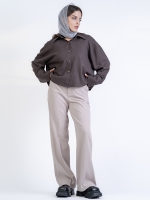 شلوار پارچه ای بگ قد 110 گلکسی کد 2545 - Image 4