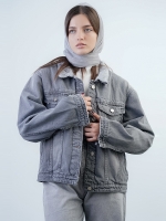 مید کت جین خزدار طوسی 909091