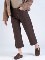 شلوار کتان رگولار قد 90 دمپا کات کد 16305 - Image 2