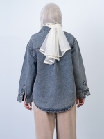 شومیز جین زنانه کد 18565 - Image 2