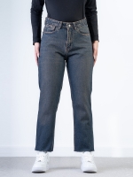 شلوار جین استریت قد 90 دمپا کات کد 20740 - Image 3