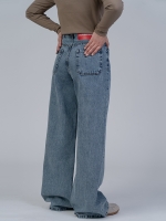 شلوار جین بگ قد 110 کد 20786 - Image 2