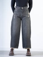 شلوار جین واید لگ قد 90 کد 20365 - Image 3