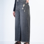 شلوار جین واید لگ قد 90 کد 20365