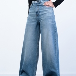 شلوار جین شافل قد 110 کد 21312