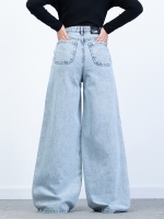 شلوار جین شافل قد 110 کد 21409 - Image 4