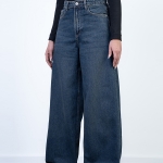 شلوار جین شیپد واید لگ قد 110 کد 21514