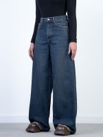 شلوار جین شیپد واید لگ قد 110 کد 21514