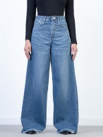 شلوار جین شیپد واید لگ قد 110 کد 21519