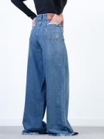 شلوار جین شیپد واید لگ قد 110 کد 21519 - Image 5