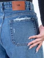 شلوار جین شیپد واید لگ قد 110 کد 21519 - Image 3