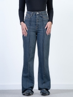شلوار جین فلرلاین دمپا بشکاف قد 110 کد 21540 - Image 3