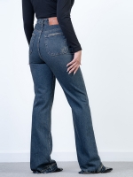 شلوار جین فلرلاین دمپا بشکاف قد 110 کد 21540 - Image 2