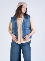 وست جین بدون یقه کد 21610 - Image 2