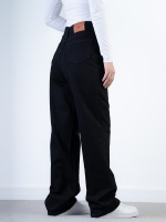 شلوار جین رگولار قد 110 مشکی کد 21625 - Image 2