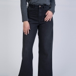 شلوار جین بگ قد 110 مشکی کد 21635