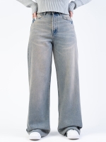 شلوار جین بگ قد 115 دمپا کات کد 21729 - Image 3