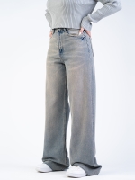 شلوار جین بگ قد 115 دمپا کات کد 21729 - Image 4