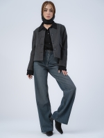 شلوار جین بگ قد 115 دمپا کات کد 21726 - Image 8