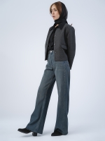 شلوار جین بگ قد 115 دمپا کات کد 21726 - Image 4