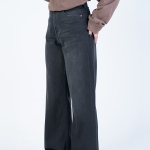 شلوار جین بگ قد 110 مشکی کد 21772
