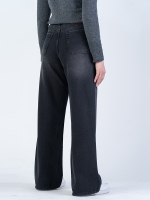 شلوار جین بگ قد 110 مشکی کد 21774 - Image 2