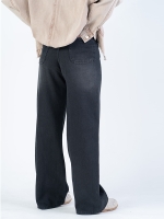 شلوار جین بگ قد 110 مشکی کد 21775 - Image 2