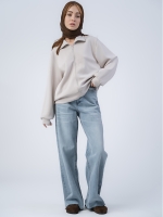 شلوار جین بگ قد 115 دمپا کات کد 21941 - Image 6