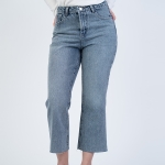 شلوار جین کراپ فلر قد 90 کد 22053