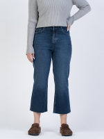 شلوار جین کراپ فلر قد 90 دمپا کات کد 22054