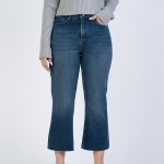 شلوار جین کراپ فلر قد 90 دمپا کات کد 22057