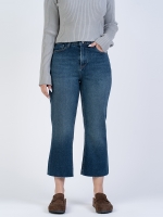 شلوار جین کراپ فلر قد 90 دمپا کات کد 22057