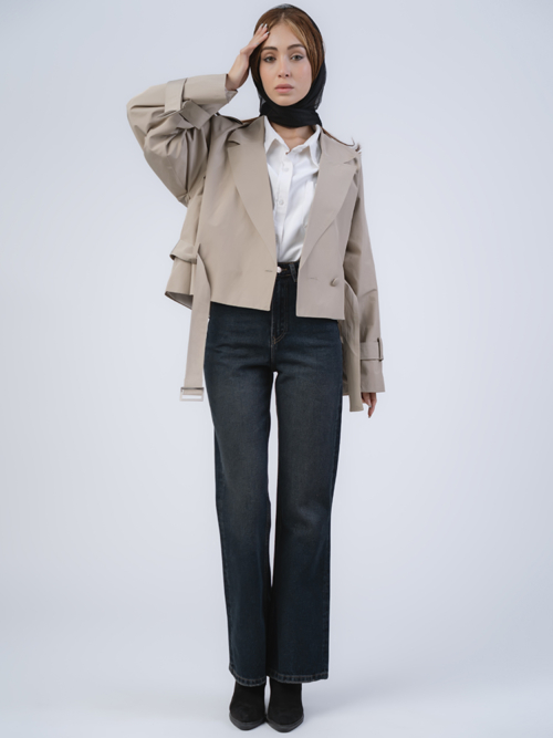 شلوار جین زنانه فلر قد 110 کد 22069 - Image 3
