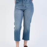 شلوار جین استریت قد 90 دمپا کات کد 22074