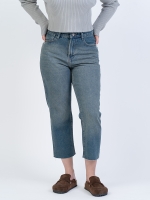 شلوار جین استریت قد 90 دمپا کات کد 22077