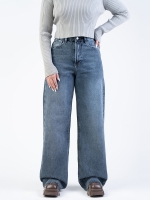 شلوار جین بگ قد 115 دمپا کات کد 22081 - Image 3