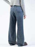شلوار جین بگ قد 115 دمپا کات کد 22081 - Image 2