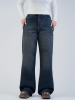 شلوار جین بگ قد 115 دمپا کات کد 22112 - Image 3