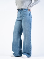 شلوار جین بگ قد 115 دمپا کات کد 22115