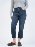 شلوار جین استریت قد 90 دمپا کات کم کش کد 22117