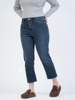 شلوار جین استریت قد 90 دمپا کات کم کش کد 22117 - Image 2