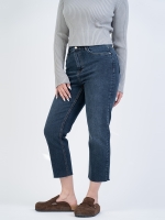 شلوار جین استریت قد 90 دمپا کات کم کش کد 22117 - Image 3